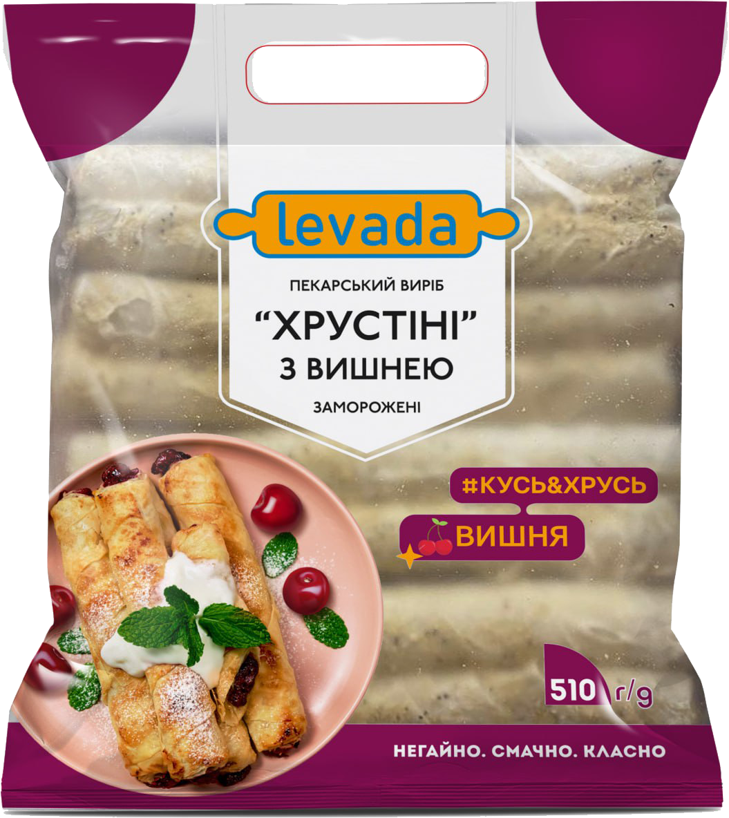Frozen bakery product "Crusty" with cherries