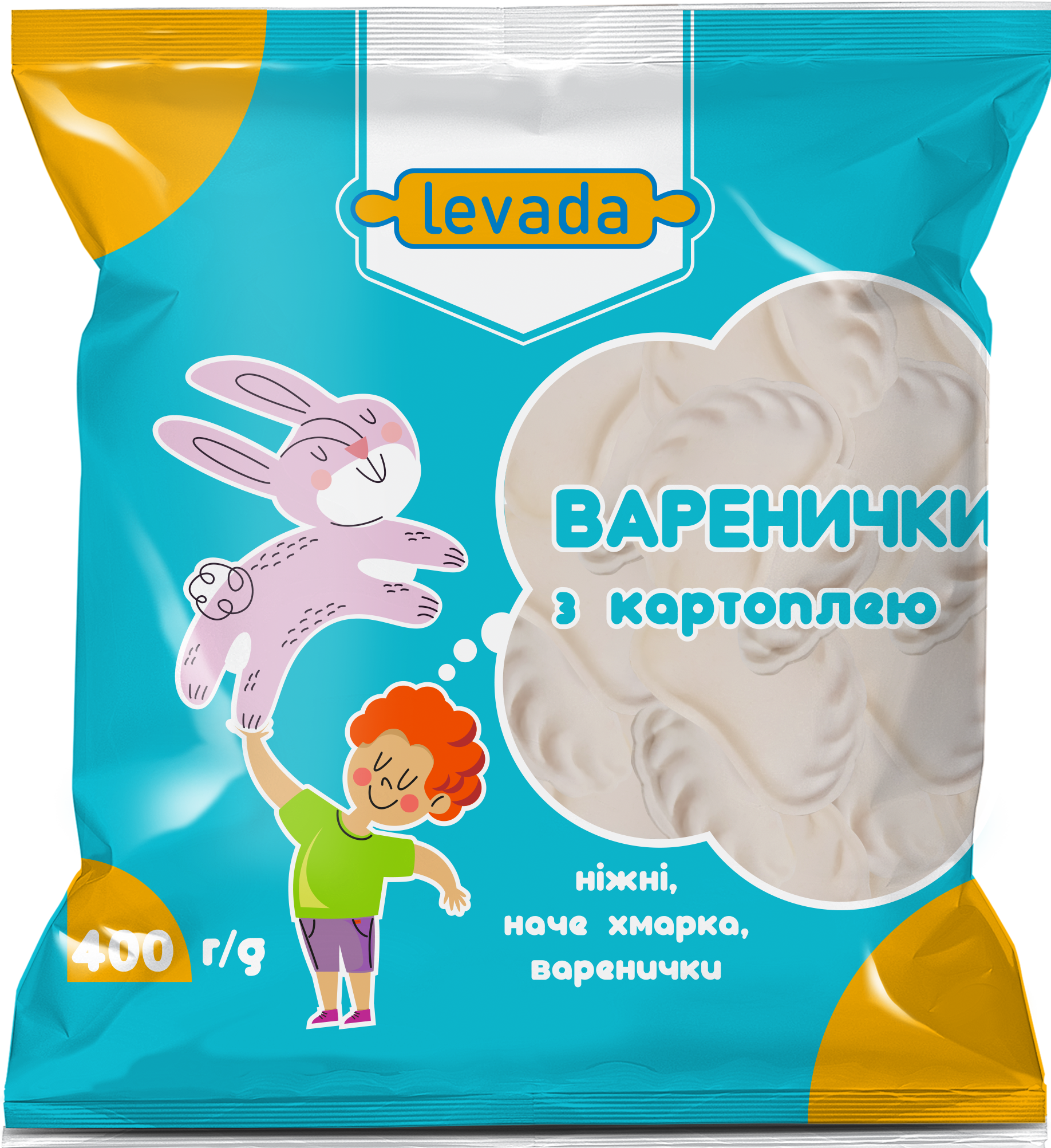 Варенички «Левадики» з картоплею заморожені