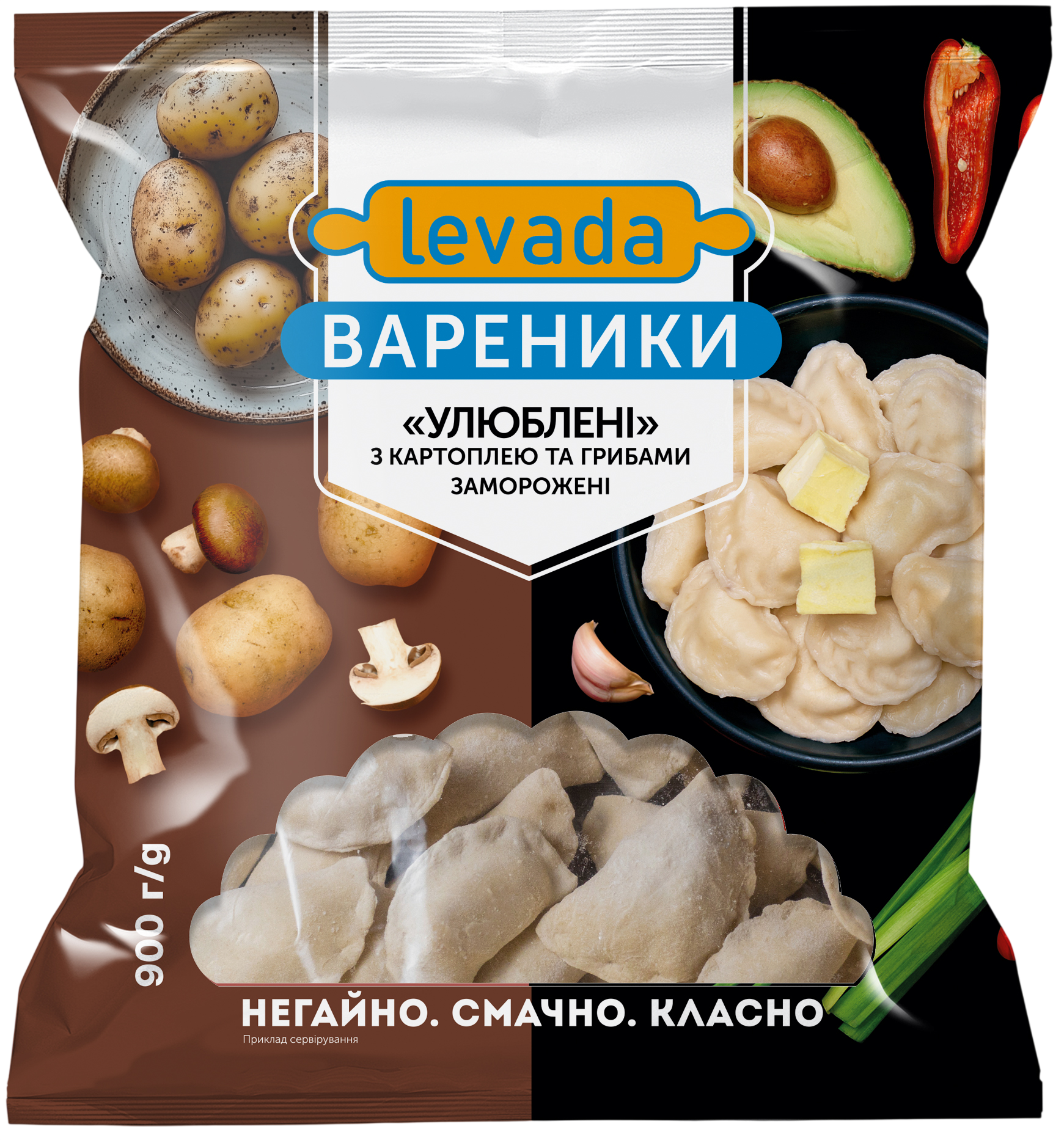 Frozen dumplings "Favorite" with potatoes and mushrooms
